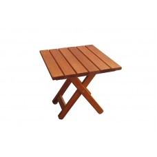Τραπέζι πτυσσόμενο ξύλινο Βοηθητικό Φυσικό 