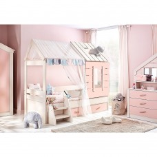 Παιδικό Κρεβάτι Bebestars Pink House
